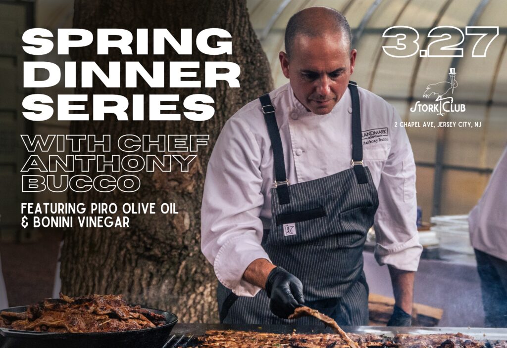 3/27: Spring Dinner Series with Chef Anthony Bucco, featuring Piro Olive Oil & Bonini Vinegar