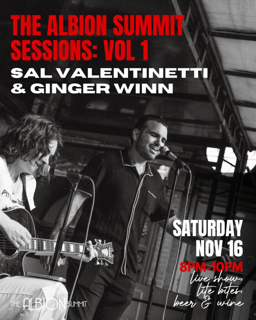 Albion Summit Sessions Volume 1: Sal “The Voice” Valentinetti and Ginger Winn