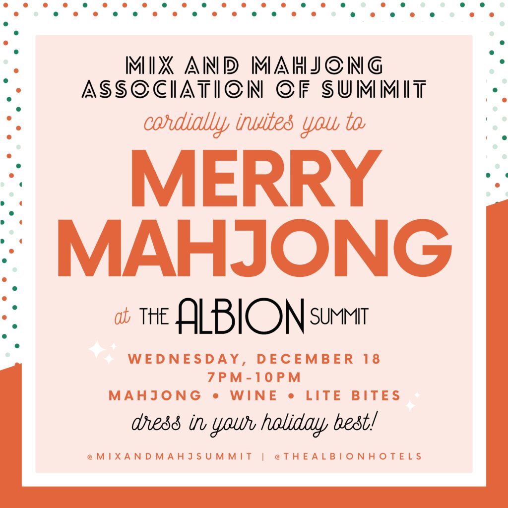 Merry Mahjong with Mix and Mahjong Association of Summit